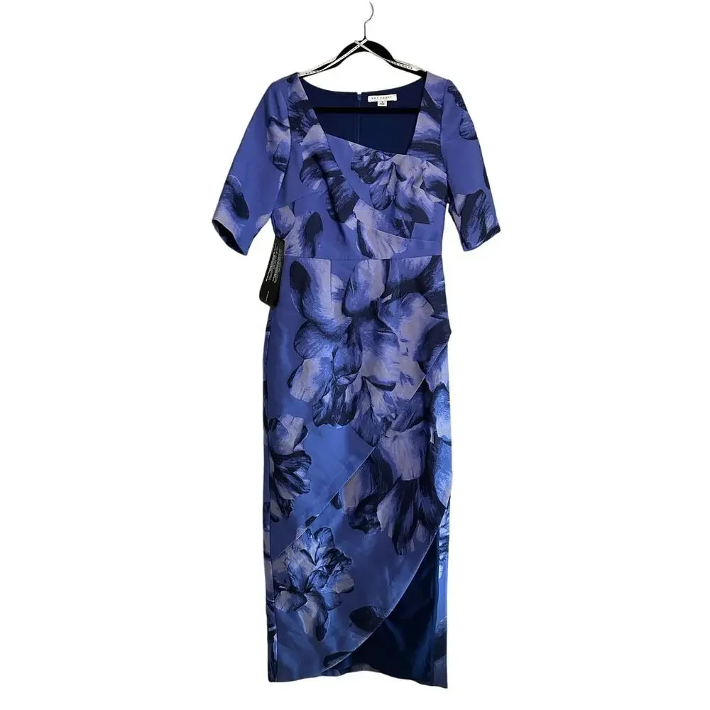 KAY UNGER NWT $368 Octavia Floral Column Gown NO SASH OR BELT Size 8 - Picture 3 of 8